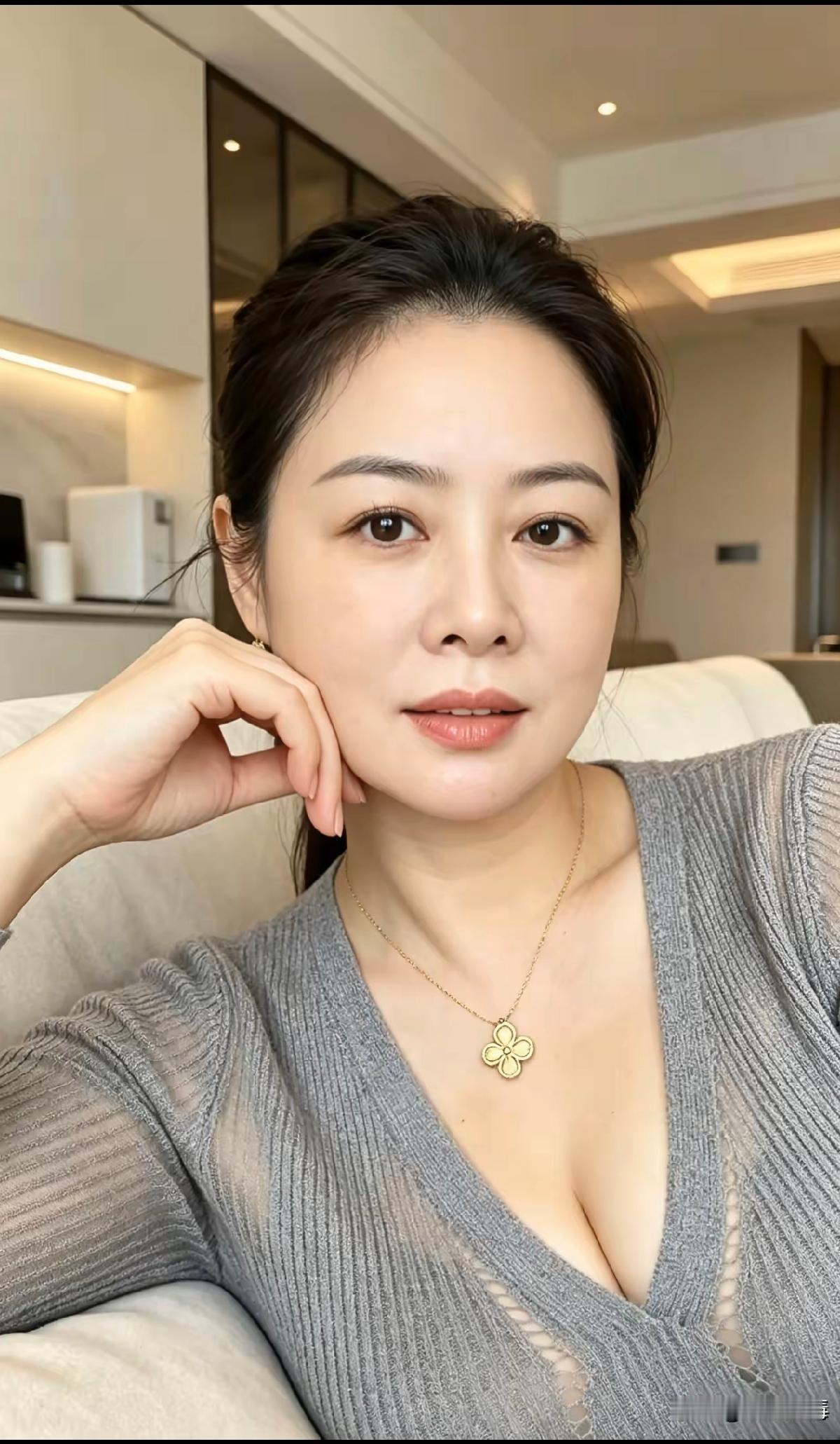 看着她的眼睛，仿佛是对你在说话，有一种欲言又止的感觉