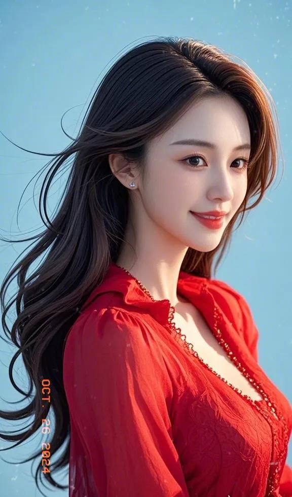 元气满满的一天，从自信的笑容开始！😊✨#推荐女神壁纸# #美女当壁纸更好# #