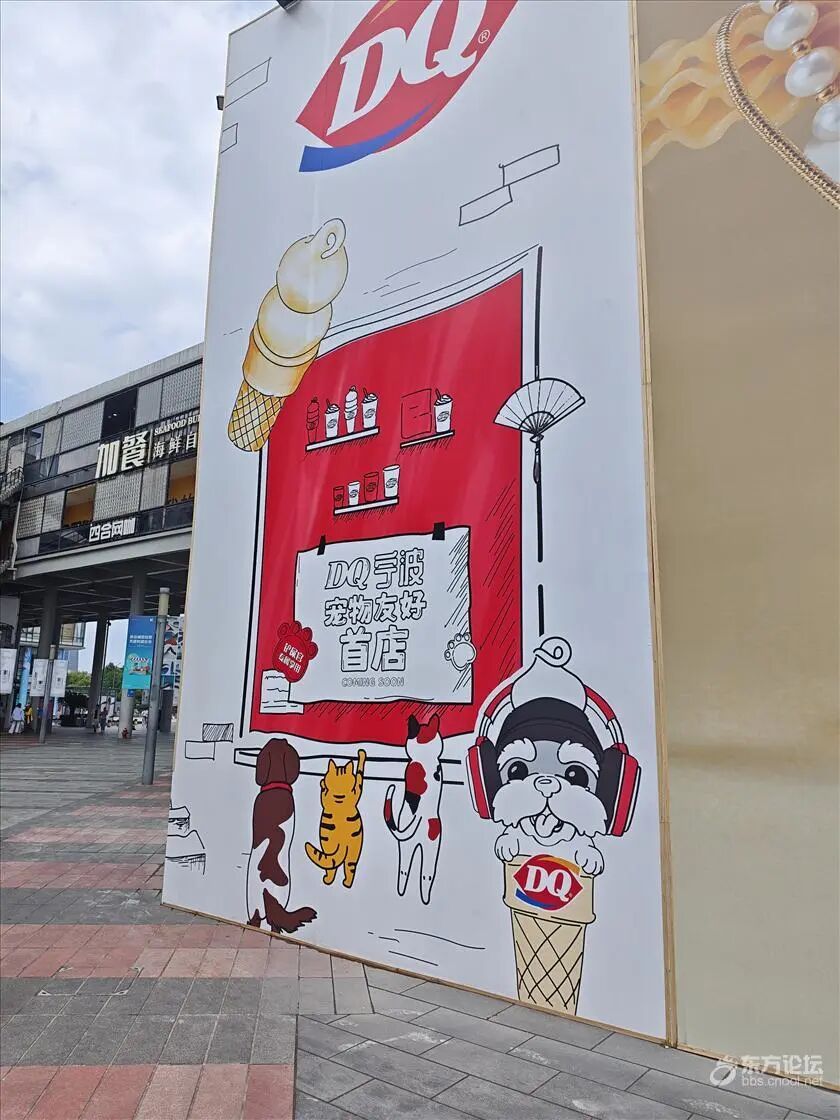 宁波天一DQ要改造成宠物友好店你支持吗 ❓宁波这家“老店”正在改造！要变成“宠物