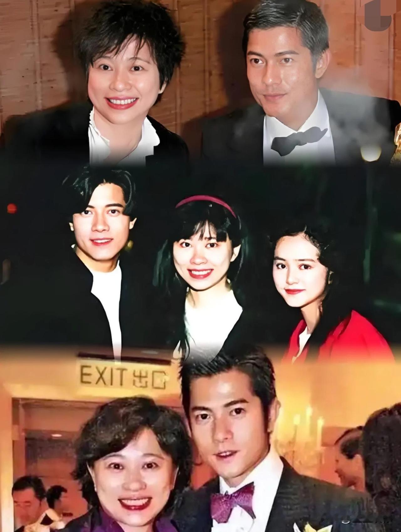 小美是郭富城的贵人，其他的只有当事人知道。小美跟美貌不沾边年轻时候也不沾，两个人