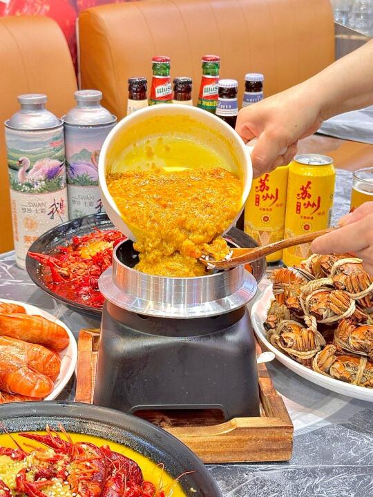 蟹阳下精品虾蟹农家菜真的太能拿捏我的胃啦