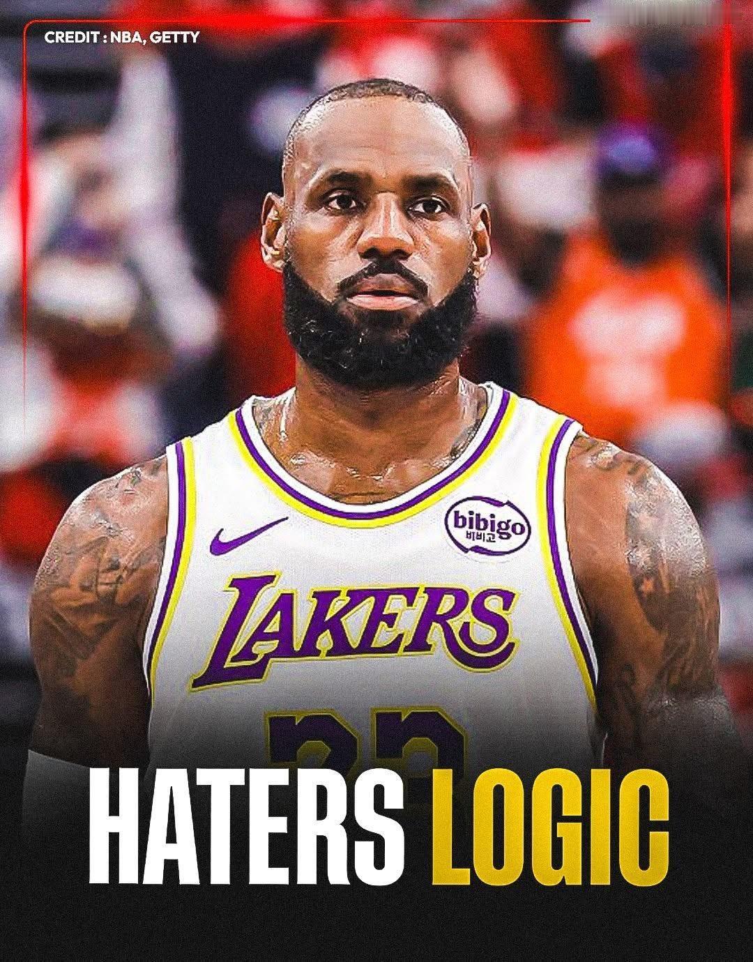 勒布朗黑粉的逻辑：
如果勒布朗得分很多：
“刷数据。他只在乎个人数据。”
如果他