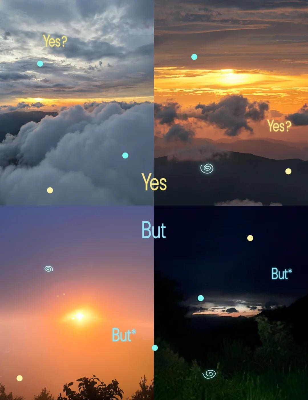 杭州周边2h直达！太子尖夜爬日出攻略✅
特种兵式夜爬太子尖成功！！
只为奔赴一场