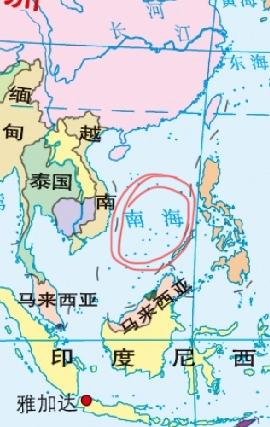 在中国南海出境率最高的几个国家：
1，菲律宾
2，越南
3，日本
4，新加坡
5