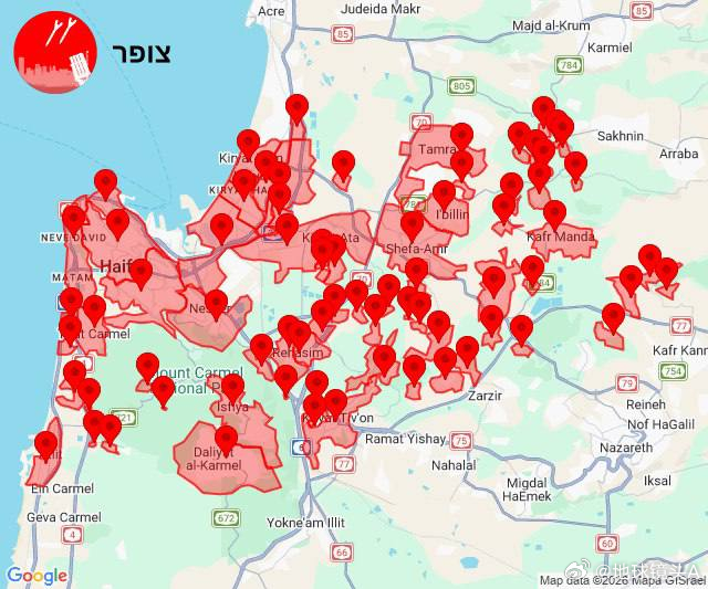 以色列最大机场被袭击密集爆炸画面 40分钟前以色列拉响的警报地图目前，伊朗导弹和