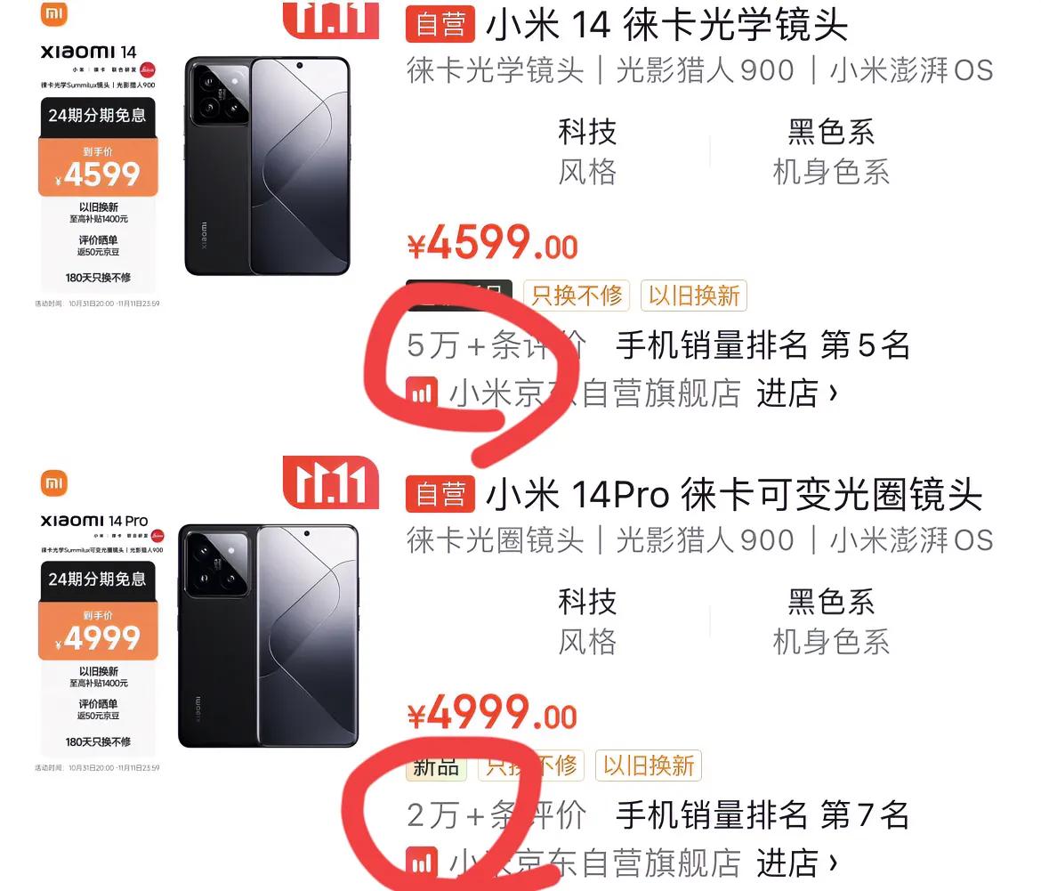 雷军果然没有吹牛，小米14系列发布10天左右销量已经赶上小米13一个月了。我本以
