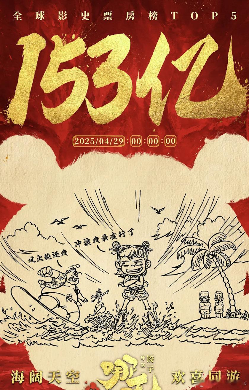 哪吒２还要做多少次破亿海报啊？ ​​​