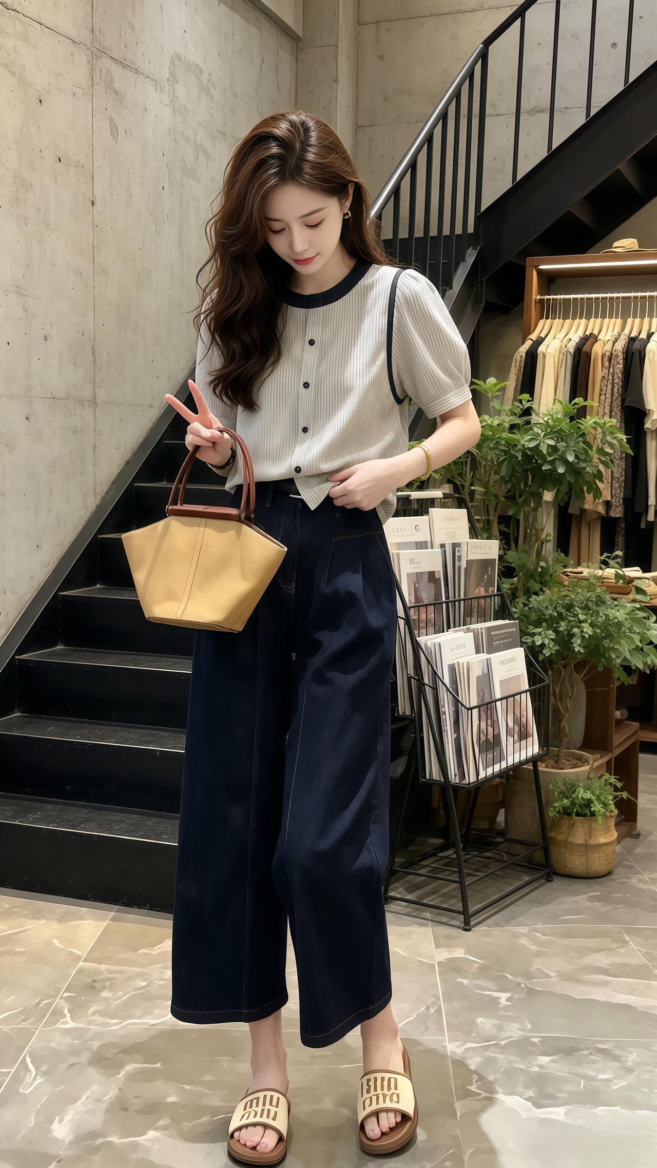 时尚穿搭韩系穿搭 ootd穿搭 夏季穿搭