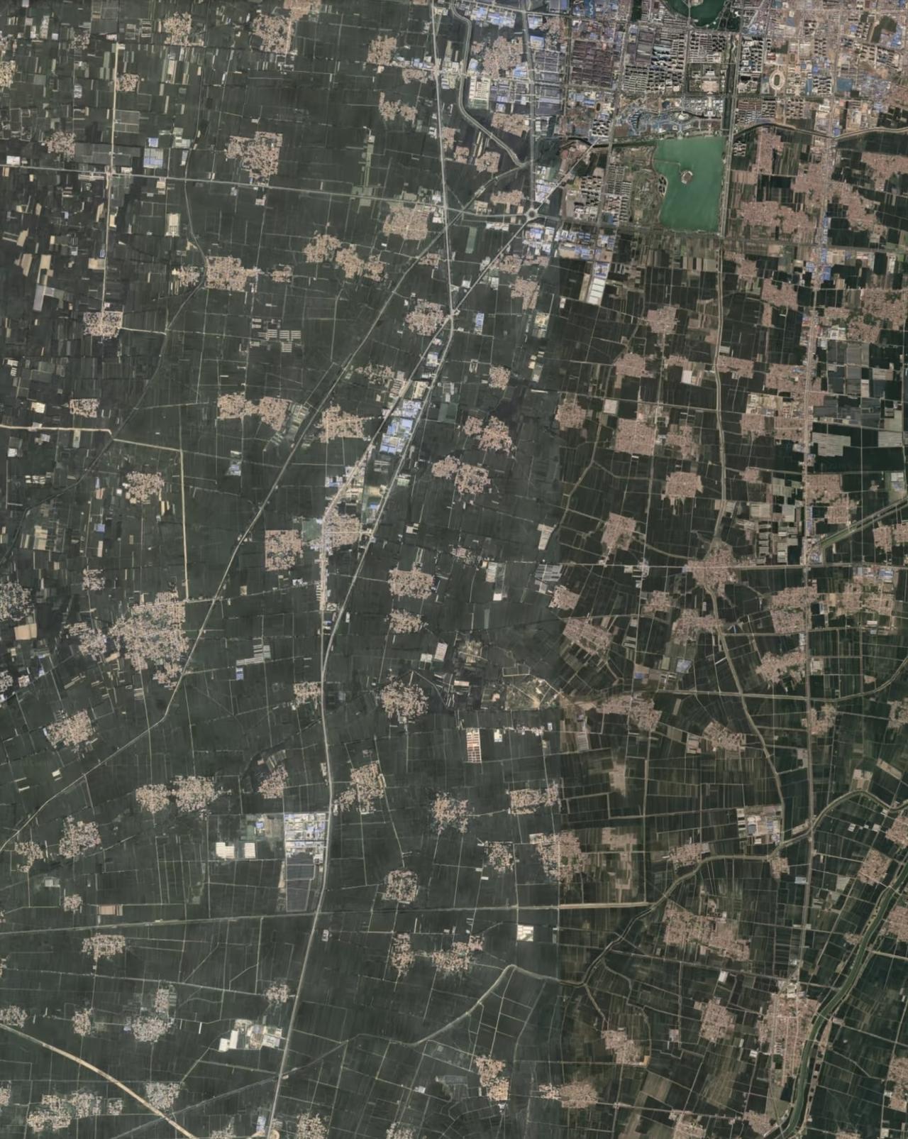 东北农村宅基地面积也远大于河北农村，VS

东北农村一户的院子要比河北院子大得多