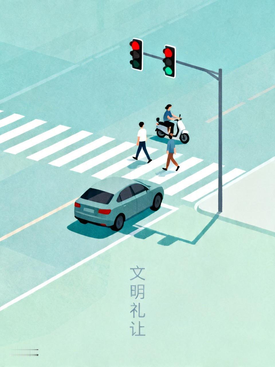 如果是你，遇到这种事会怎么办？
昨天我开车路过一个县城的十字路口，正好直行是红灯