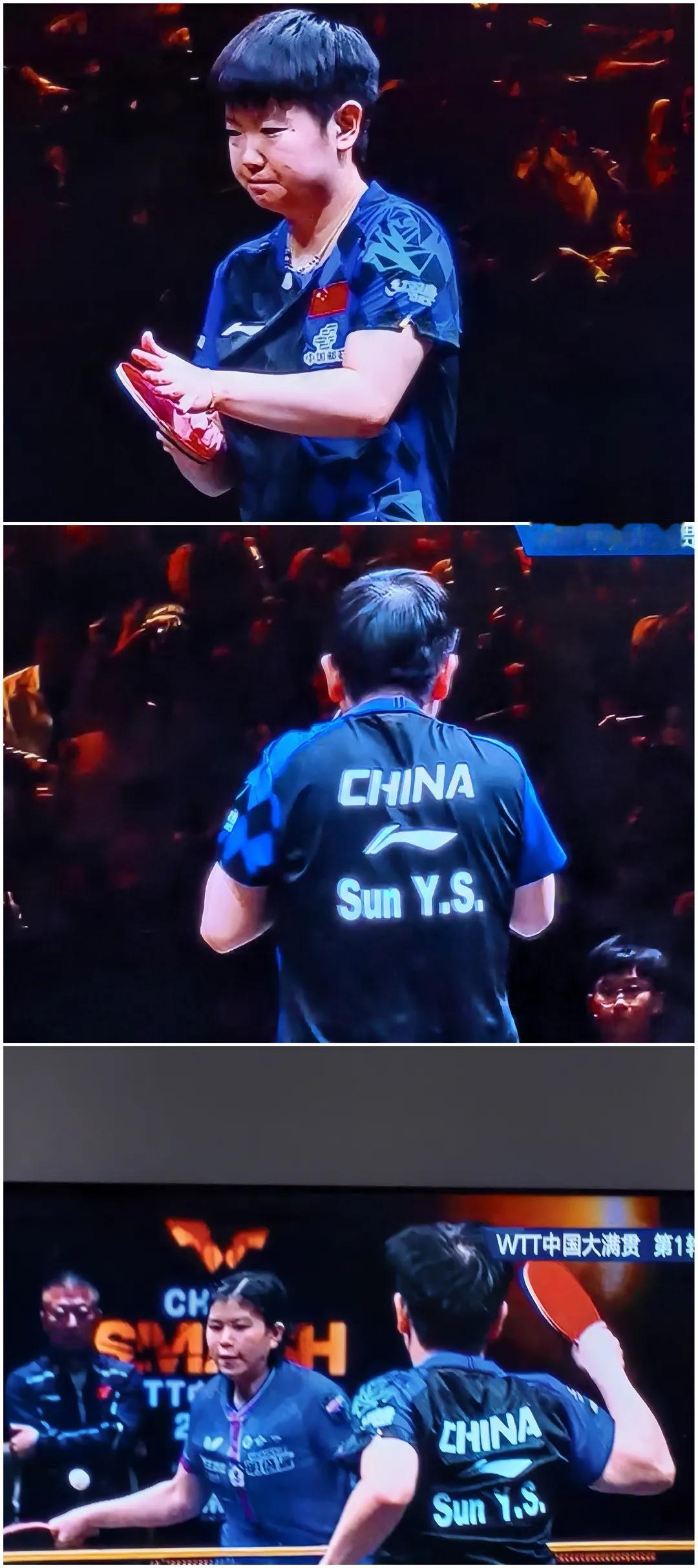 终于理解莎莎接受参访时说的：“我恐怕等不到下一届亚运会了”。

中国大满贯赛莎莎