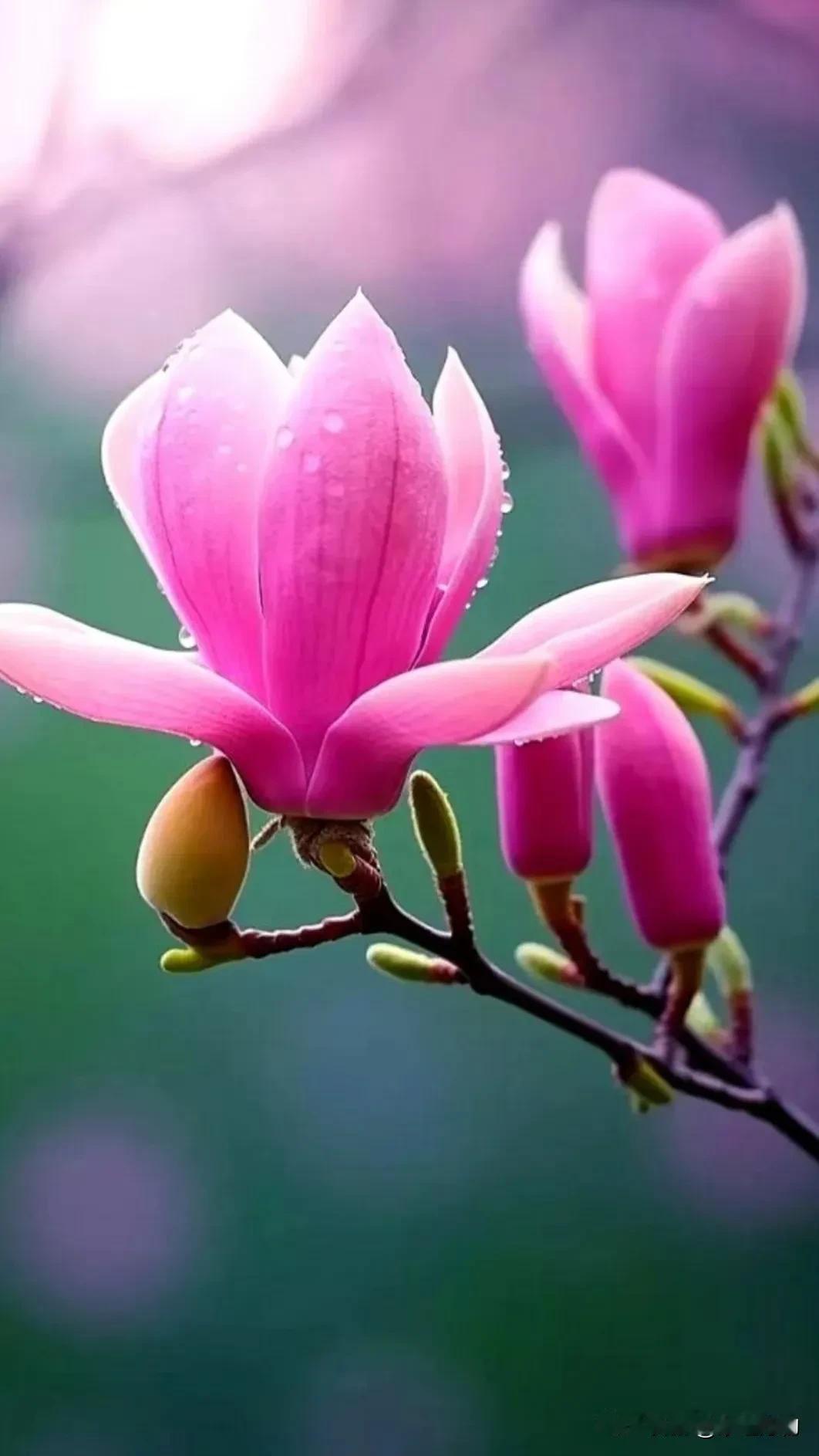 《心愿》
雨润春蕾福泽长，
日丽风暖万里香；
人生向阳踏春来，
手握福泽度春光；