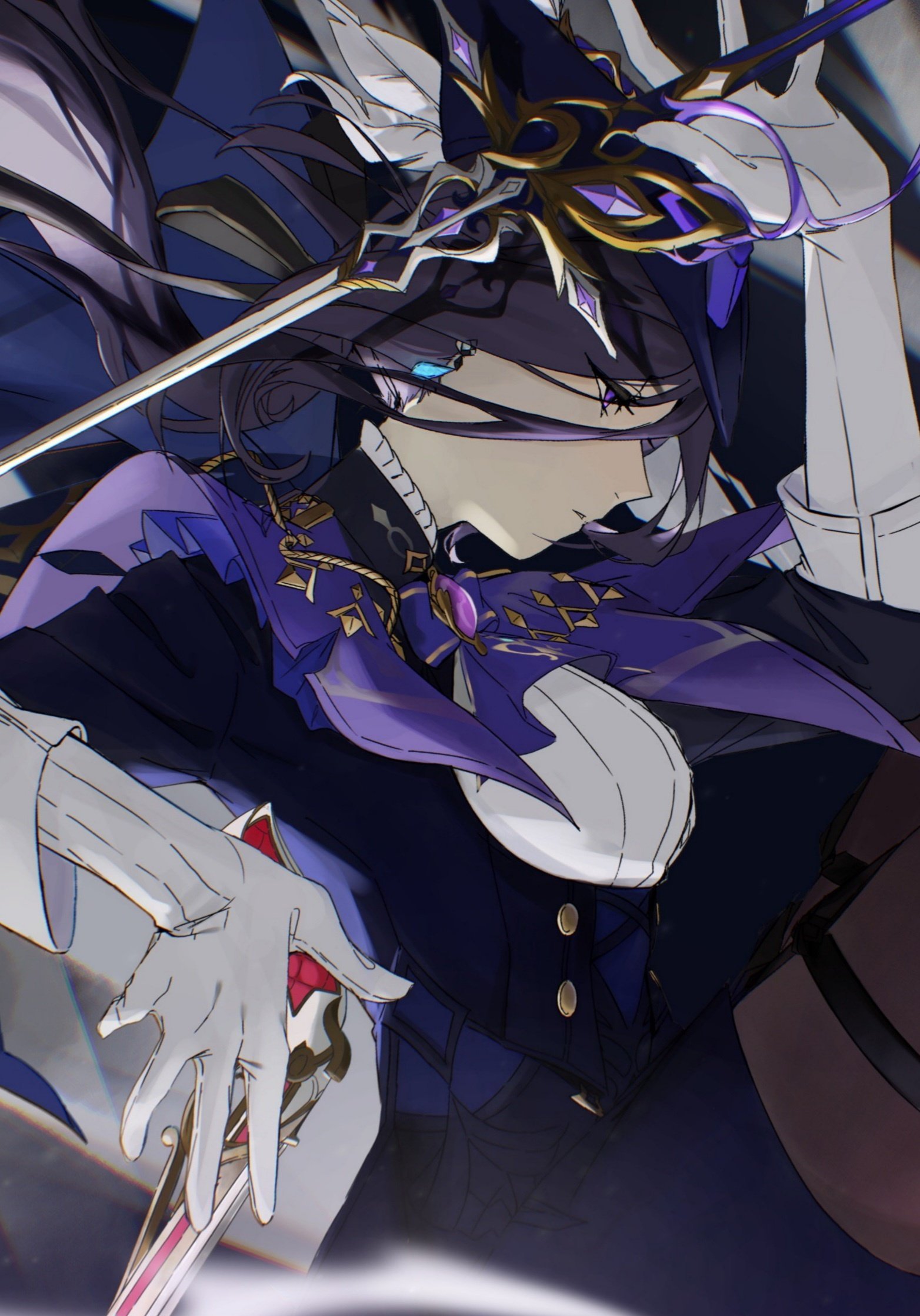克洛琳德cr:画师 usammmer#原神##原神4.8版本##超话创作官# ​