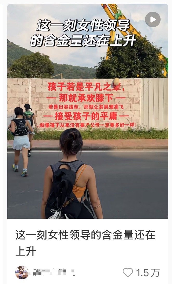 看完了也没看出这些标题和女性领导有什么关系 ​​​