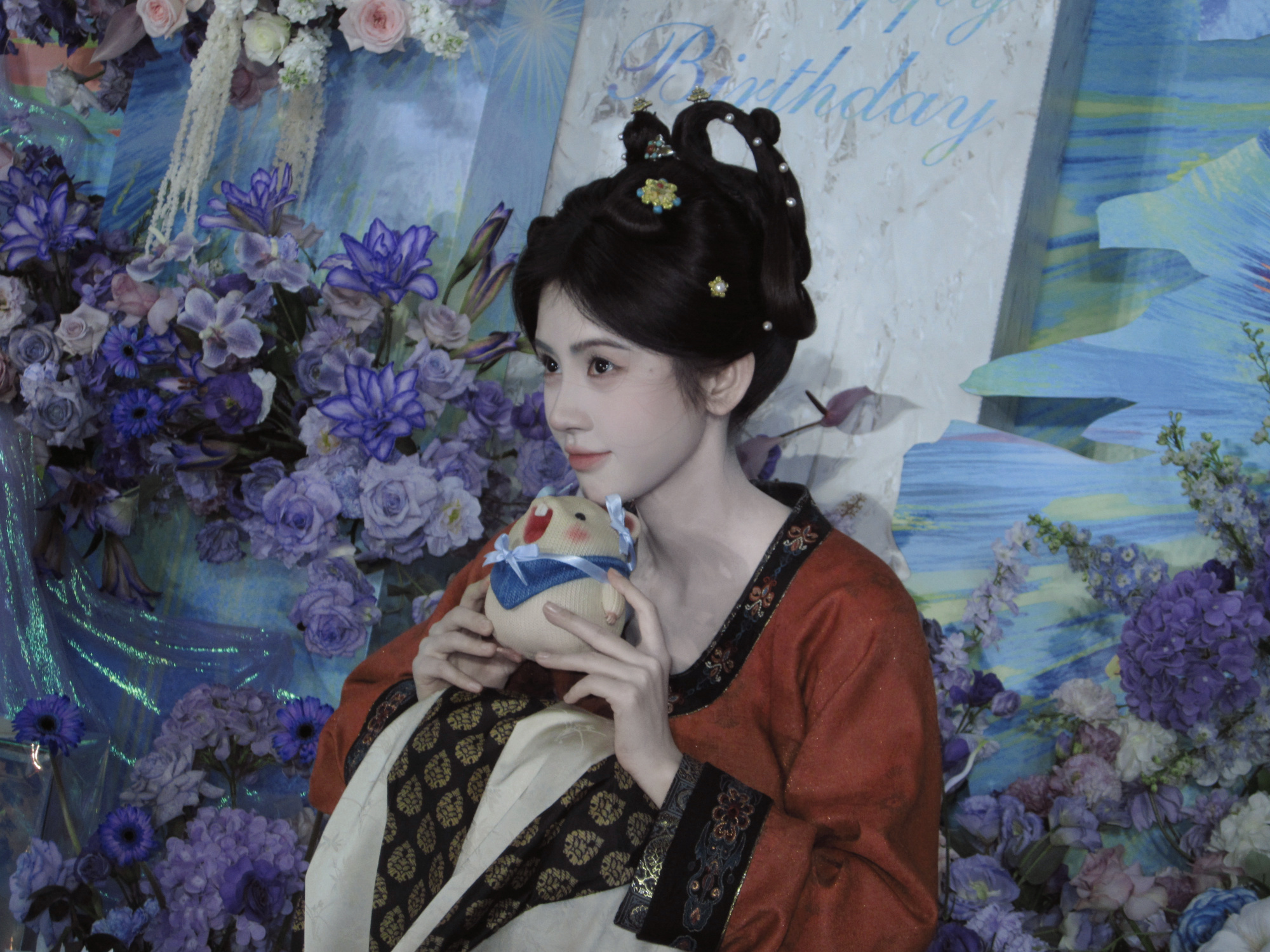 鞠婧祎苏绿夏 jjy鞠婧祎万花世界 “荒芜的平原开满玫瑰，你来时花已绽放无关四季