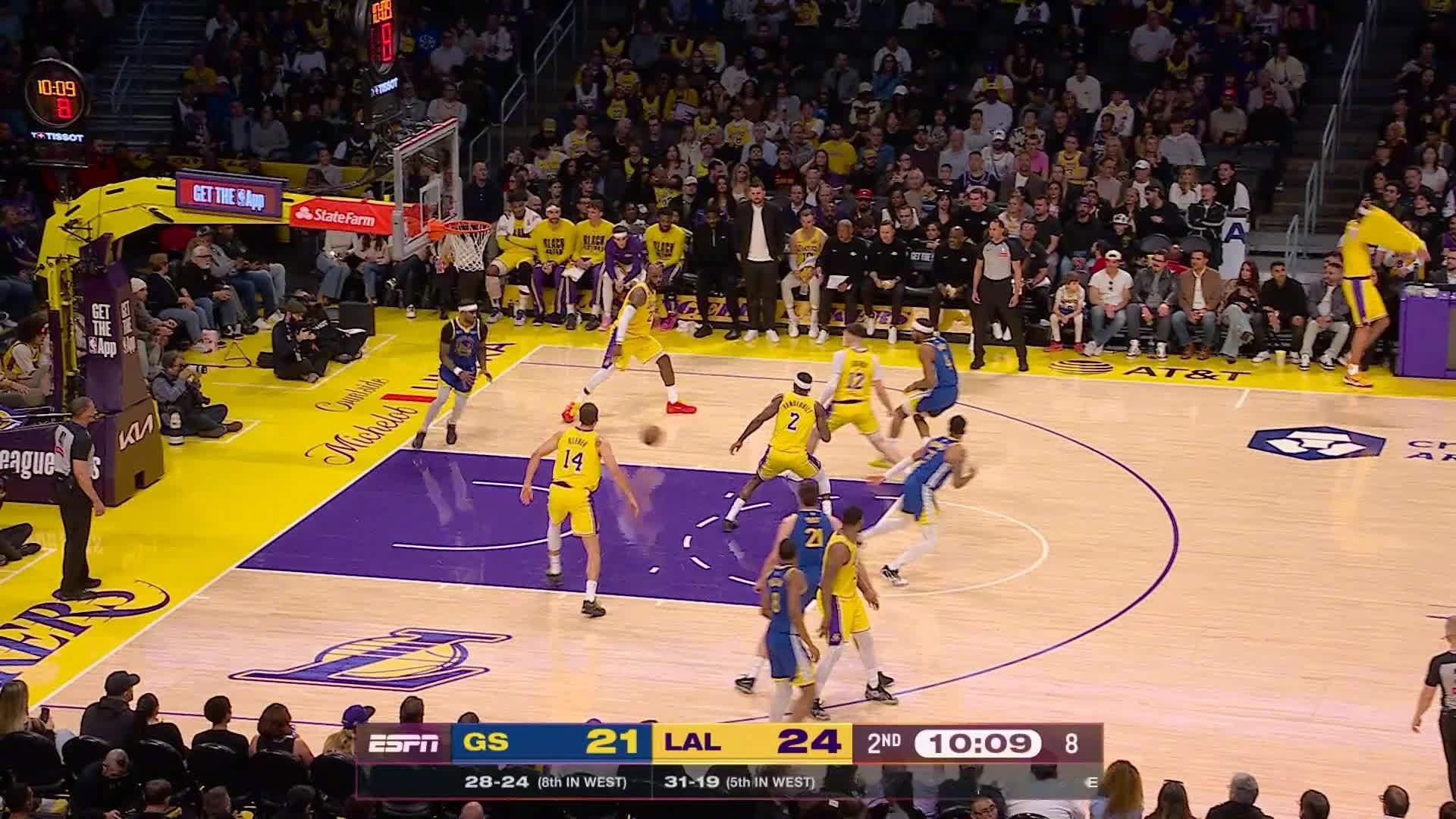 穆迪妙传佩顿二世🏀勇士vs湖人