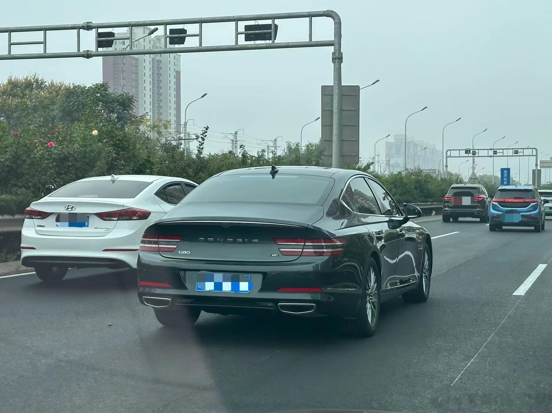 嚯…捷尼赛思G80，好罕见啊～能让车主放弃56E选择它你觉着是什么原因？[dog