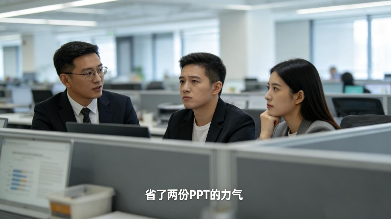 部门开项目会，总监让每个人提三个方案。
新人小陈老老实实想了三个，讲得口干舌燥。