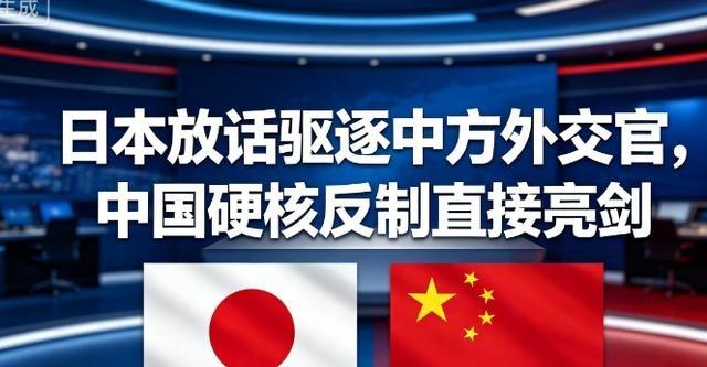 日本这次的通告来得猝不及防，没有太多铺垫就直接亮出“驱逐外交官”的筹码，要知道，