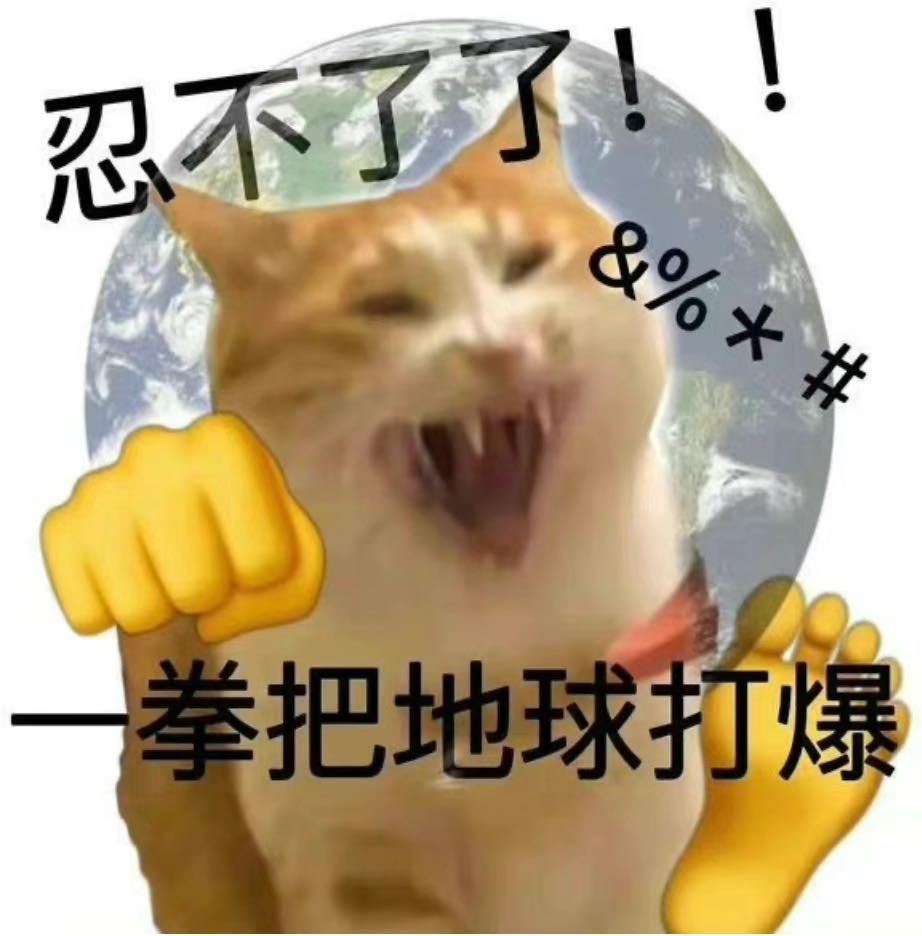地球好烦，+一拳把地球打爆表情包，拿图出拳[拳头] ​​​
