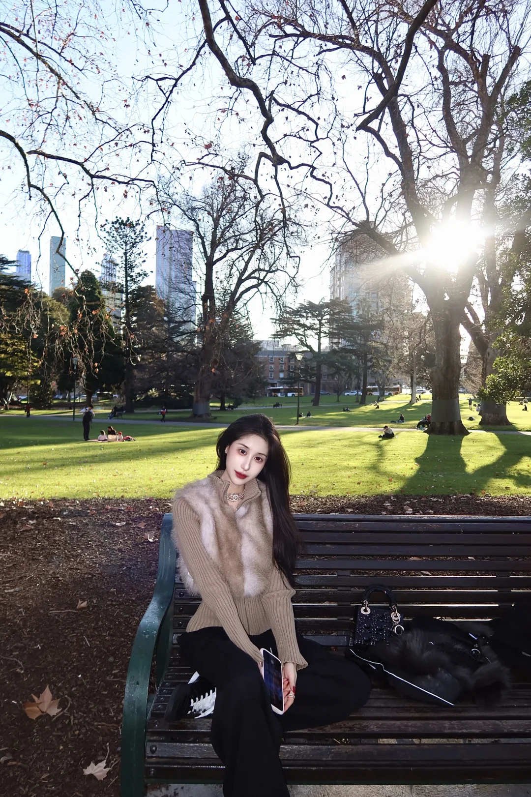 存一些在墨尔本公园的拍照姿势⛲