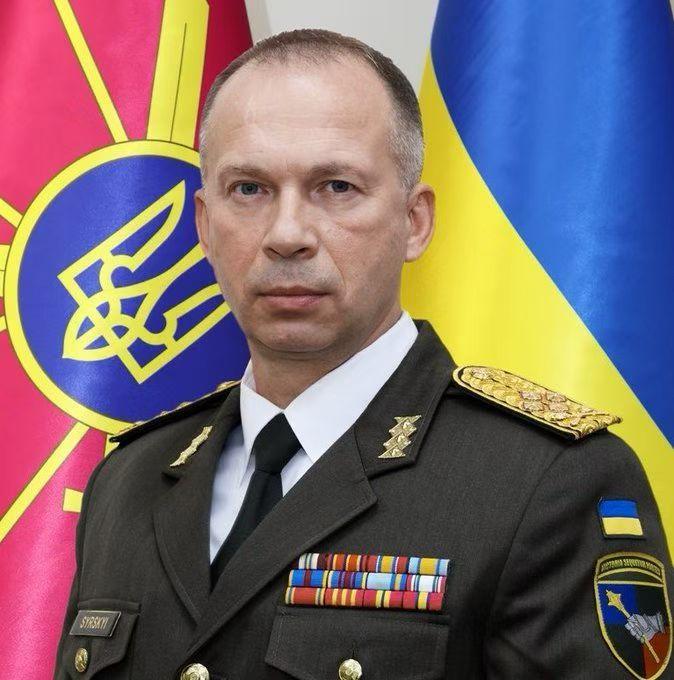🔥🇺🇦🔱
西尔斯基宣布他作为
乌克兰武装部队总司令的工作已经交接，

?