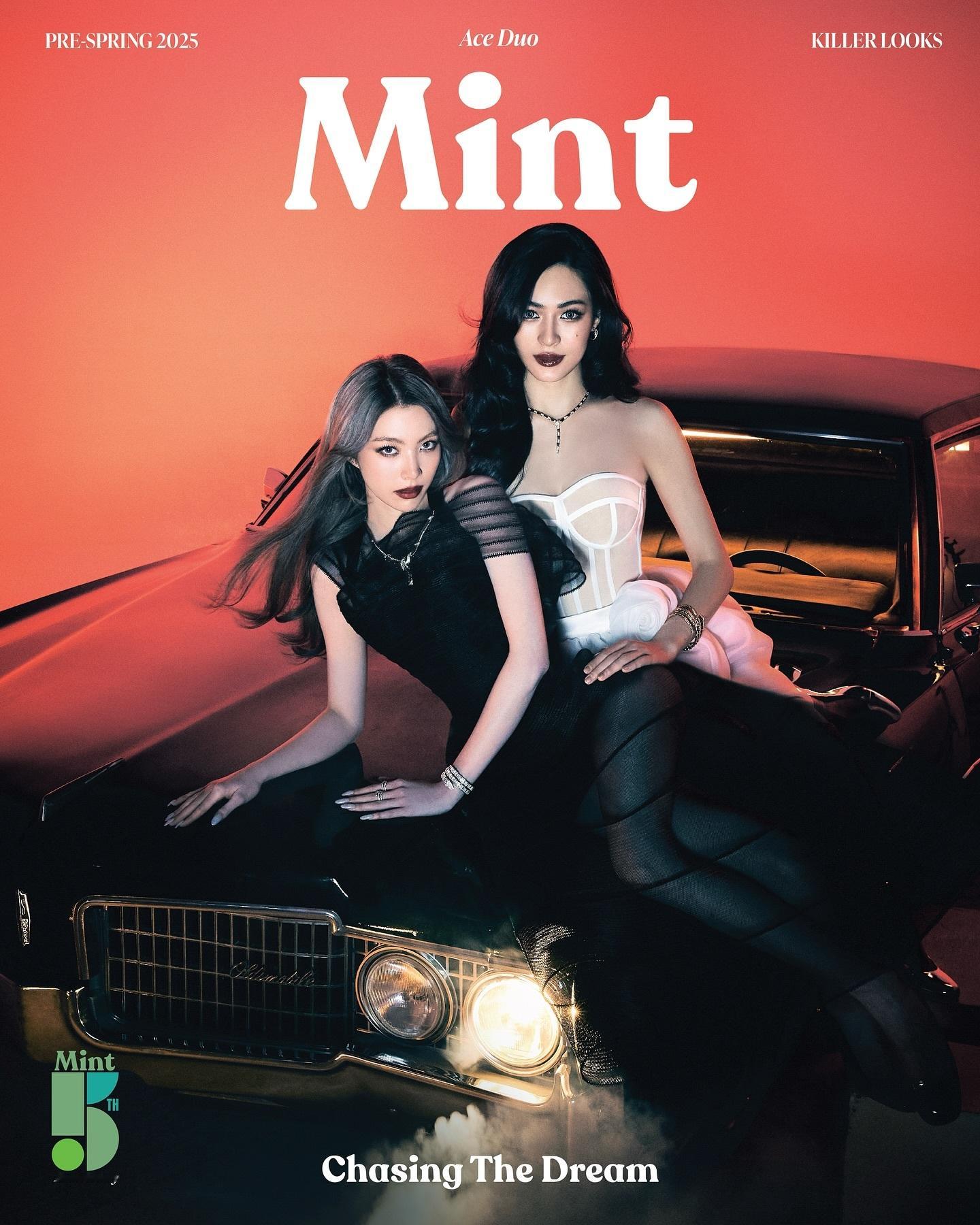 邝玲玲、Orm Kornnaphat登上泰版《Mint》杂志Vol.26期封面，