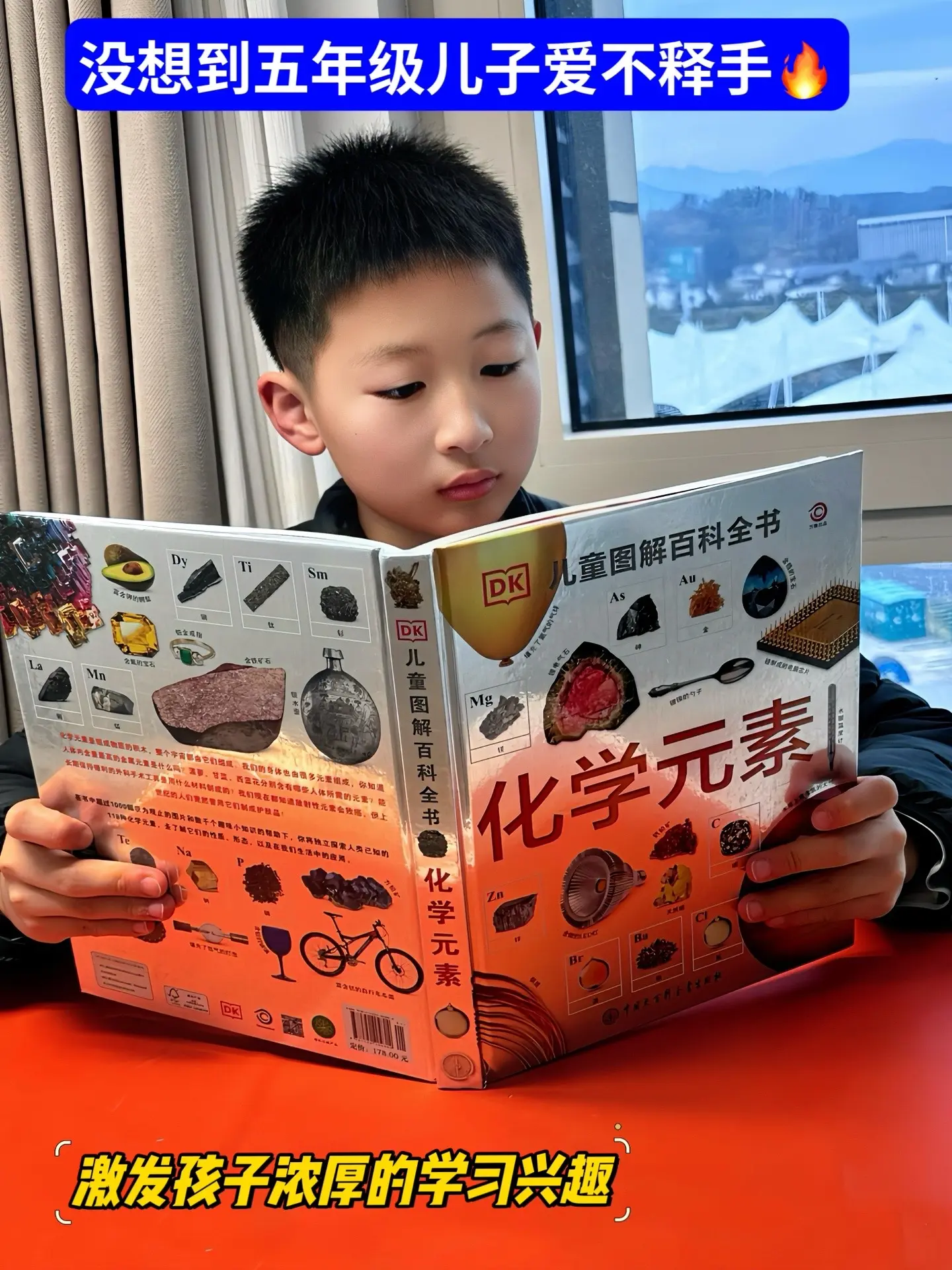 不愧是DK专为中小学生准备的化学科普书！厚厚一本共208页，按照元素周...