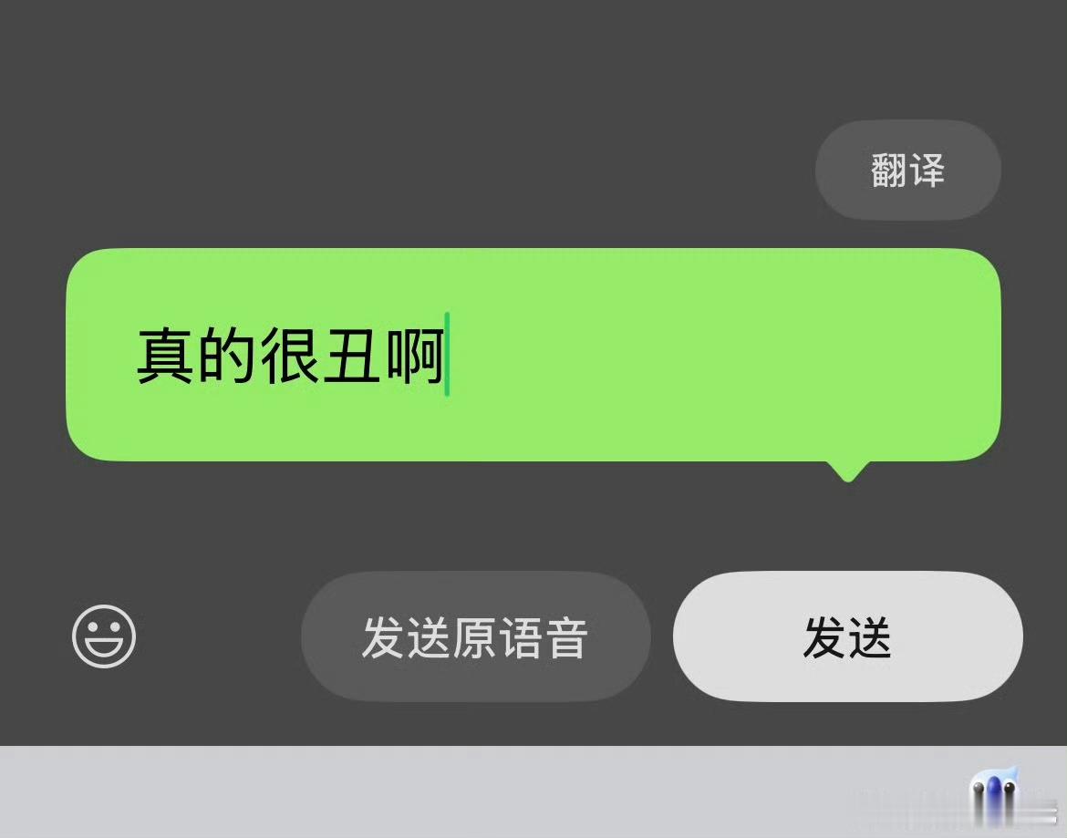 微信聊天框 难看，其实看着看着就看顺眼了，微信其实没有必要搞这些东西，安安心心把