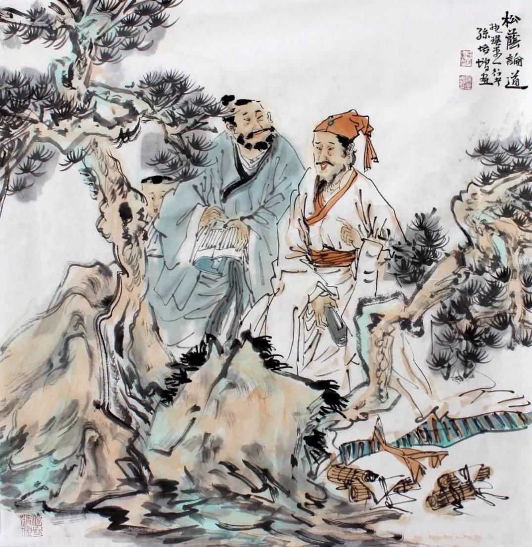 上联：书生论道常相悖
下联：[比心]

网络图片/诚谢侵删