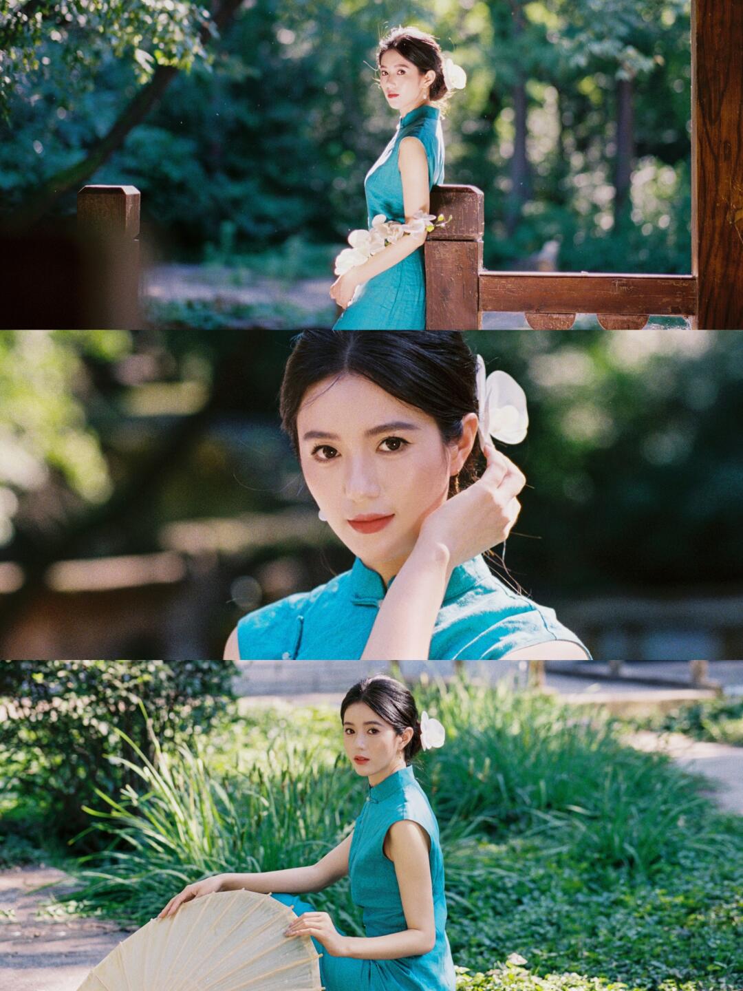 蓝色旗袍🦋