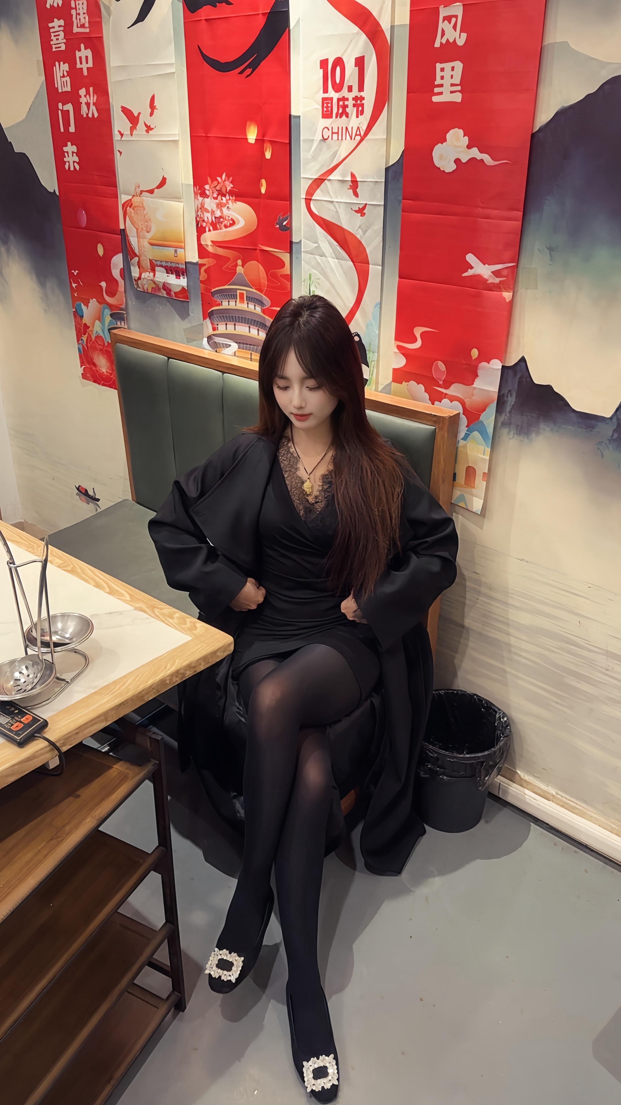 黑色系穿搭 日常分享