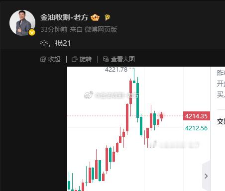 14-15空单拿下110点利润，场外跟单的兄弟们注意收割了