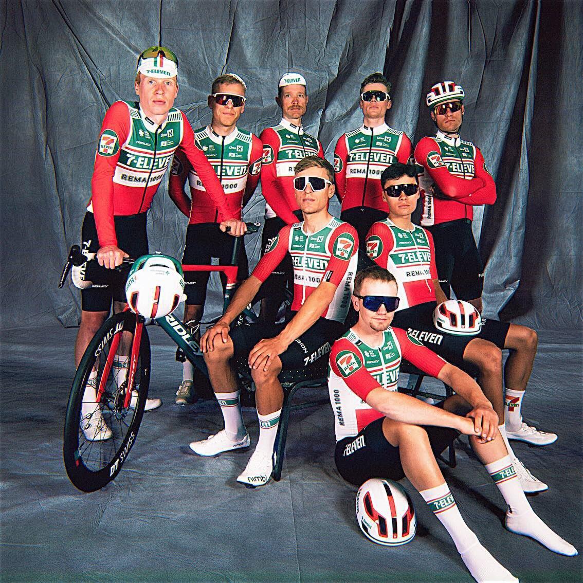 Uno-X车队将变身711车队，穿特别版队服+骑711版队车参加本周日的列日-巴