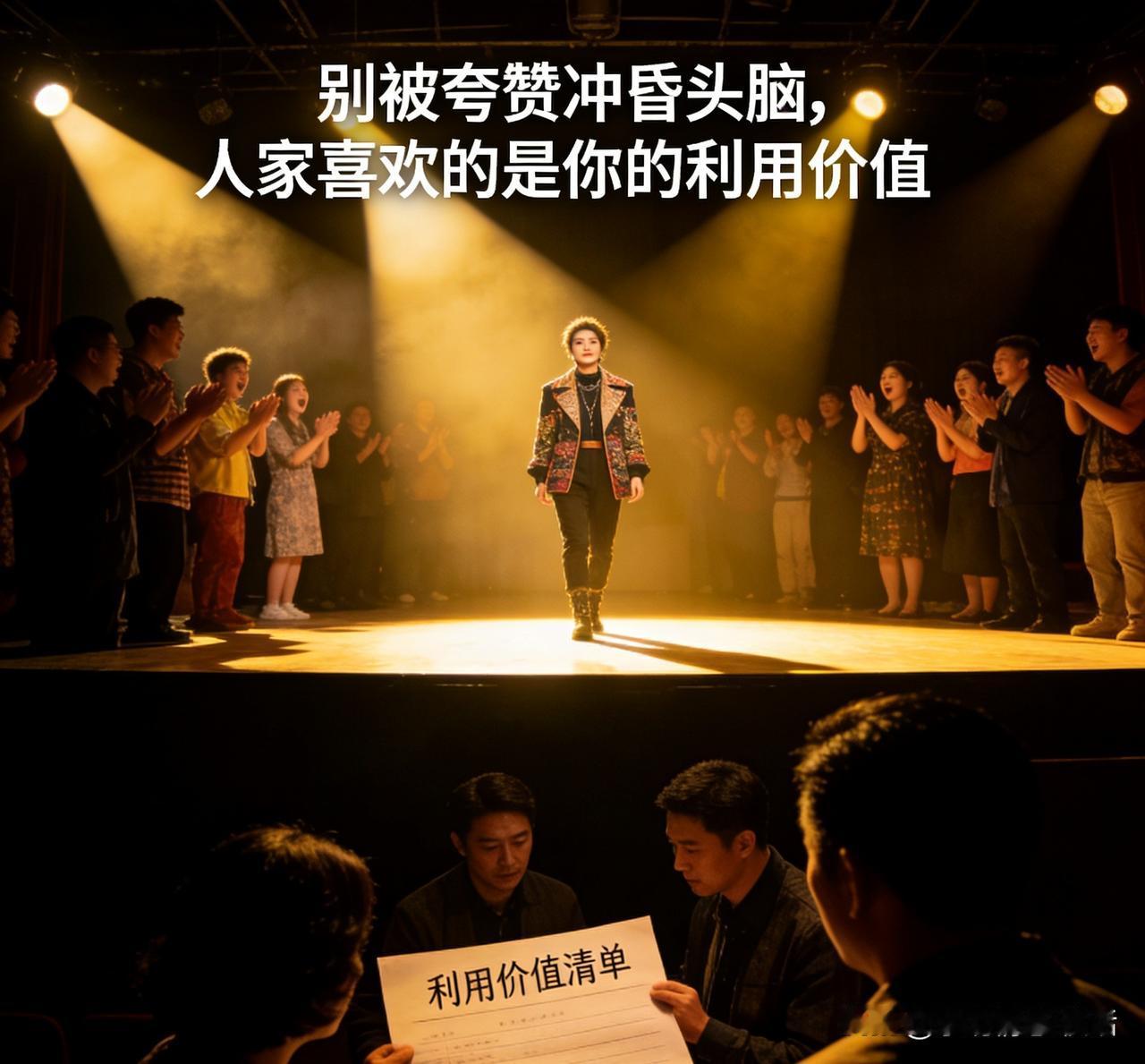 别被几句夸赞冲昏头脑！真相是，人家喜欢的并非你本人，而是你的“利用价值”。

 