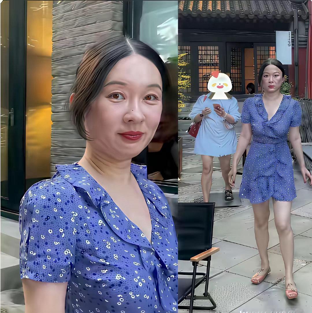 她老公是不是该管管伙食了？有点胖了 ​​​