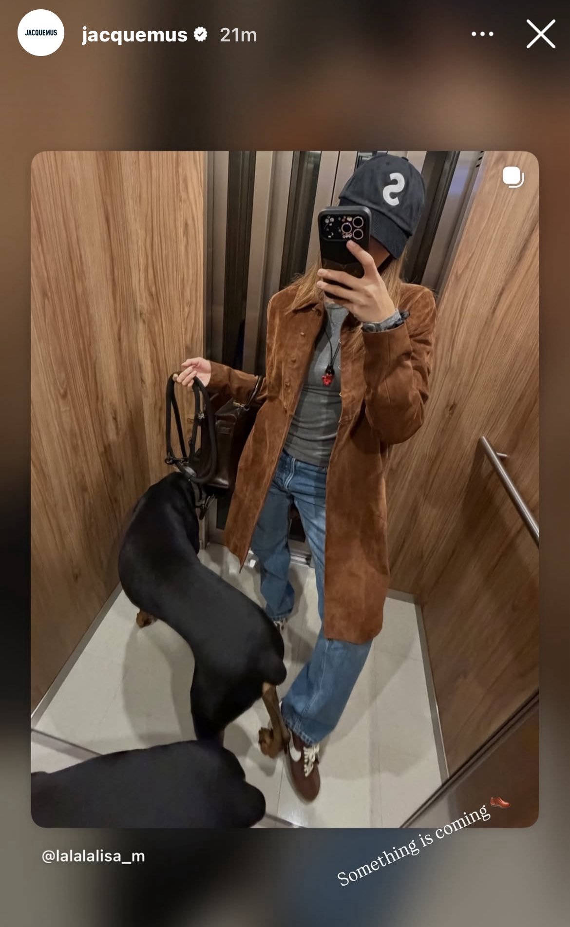 jacquemus IG更新，我靠，这牌子还真是非常Jenlisa了，哈哈哈“S