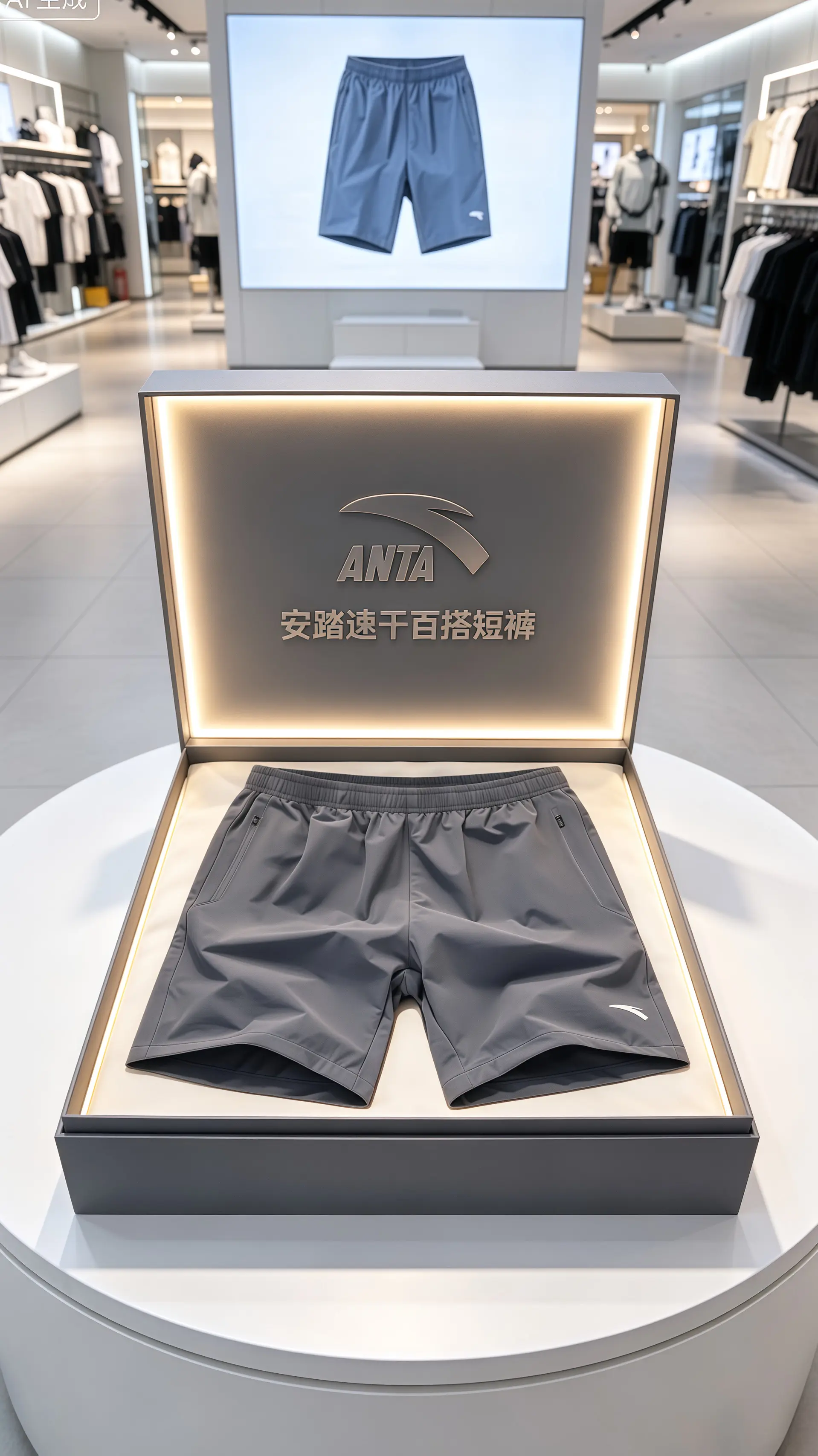 安踏男士速干短裤，夏天穿太爽了😎✨ 品牌正品有保障，品质完全在线 ✨...