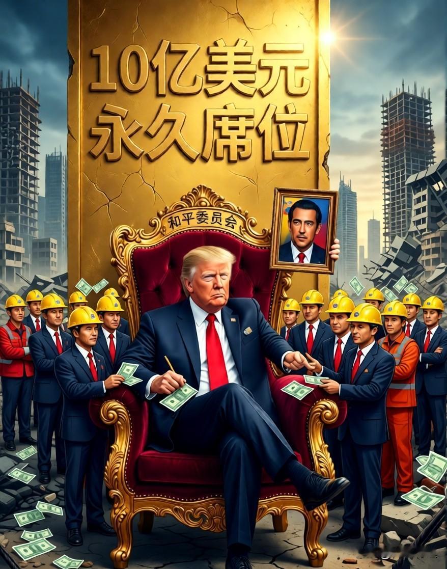 抓完总统还想拿诺奖？特朗普的“和平买卖”缺了基建狂魔？

特朗普最近为了当上那个