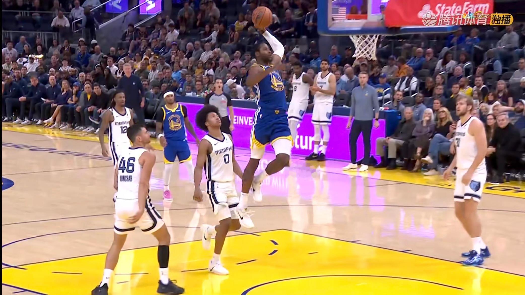 起飞，有刷分嫌疑[doge]灰熊vs勇士 ​​​