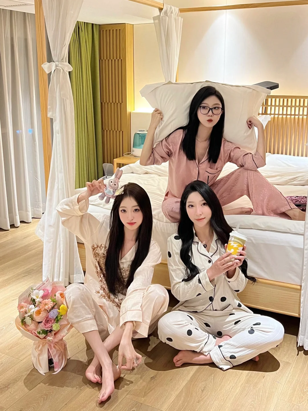 姐妹睡衣趴🥰