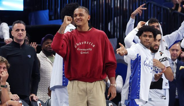 明日对阵热火，保罗-班凯罗的出战状况已升级为出战成疑