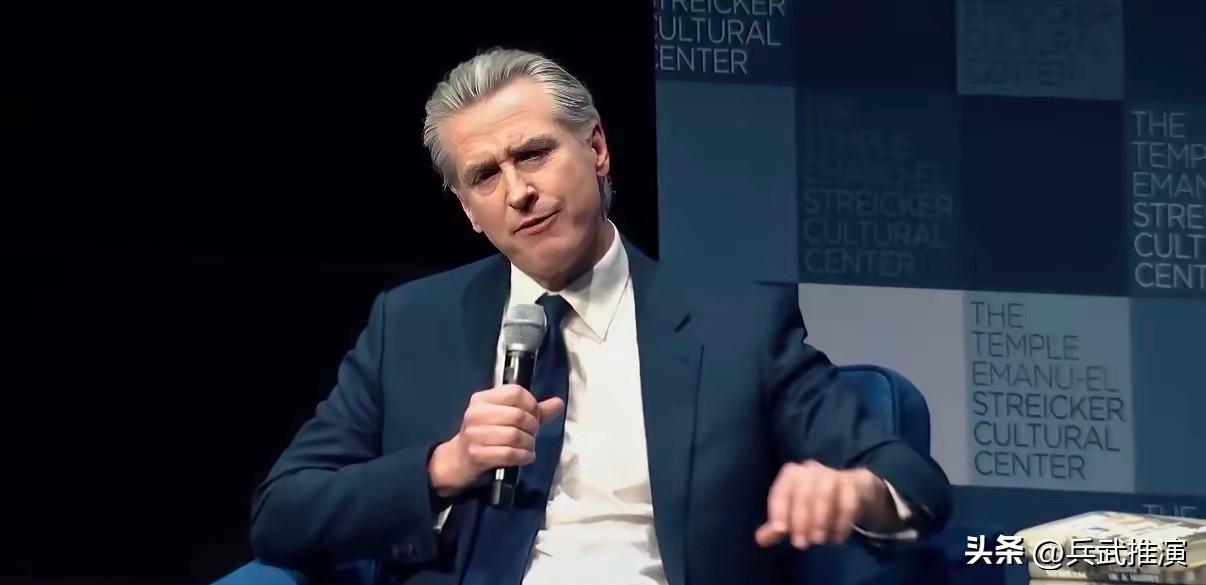 加州州长纽森今天发文说：“特朗普的每一次出访、每一项协议、每一项关税都与特朗普的