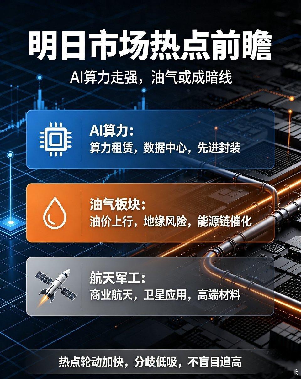 【合规优化版｜微博正文（剔除个股名称，规避荐股风险，直接复制发布）】明日市场热点