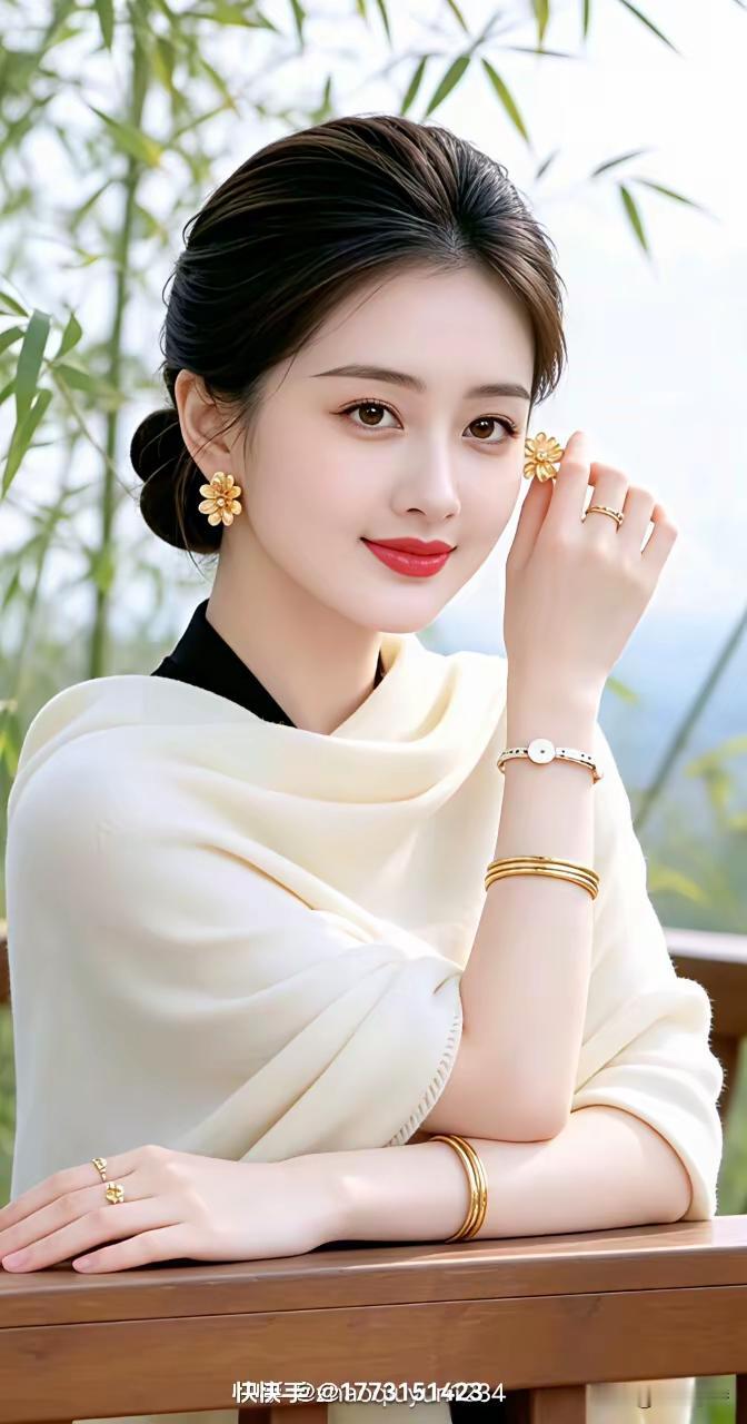 这姑娘打扮得真精致！