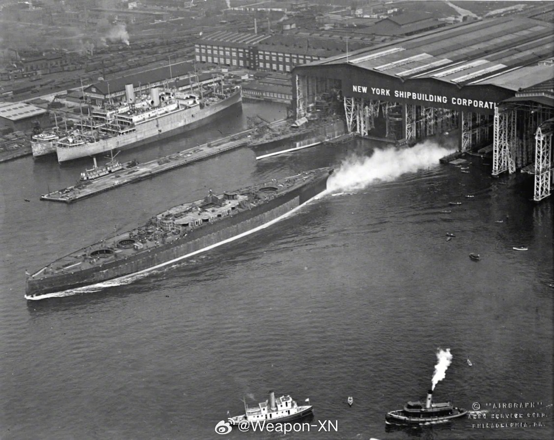 #照片中的历史[超话]# 1921年9月1日，美国海军科罗拉多级战列舰“华盛顿”