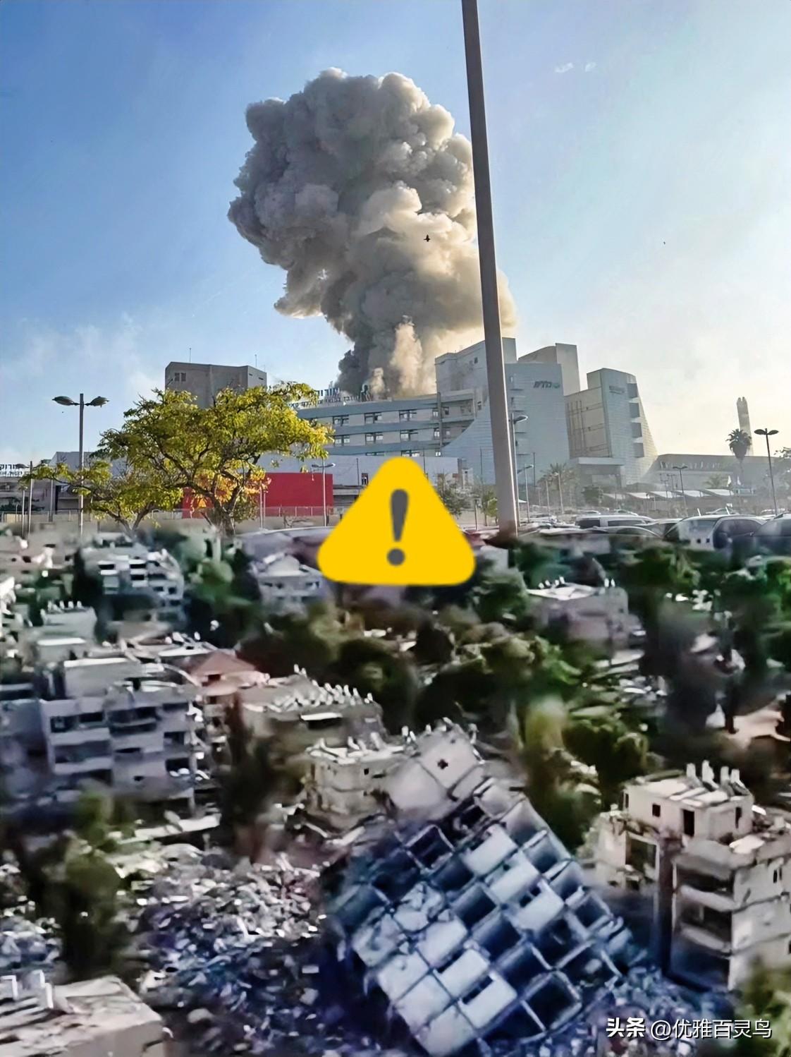 拉里贾尼刚倒下，
有些伪装的体面就彻底被撕碎了。

特拉维夫一夜之间烂成焦土，满