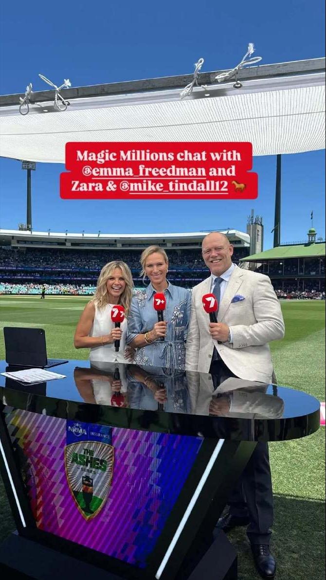 廷德尔夫妇@澳大利亚布里斯班[偷笑]
扎拉不仅接受采访、担任颁奖嘉宾，
还忙中带