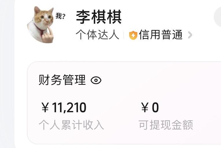 我的收入 如图所示。我以为我只要再注意注意就好了，我以为我只要再多更更...