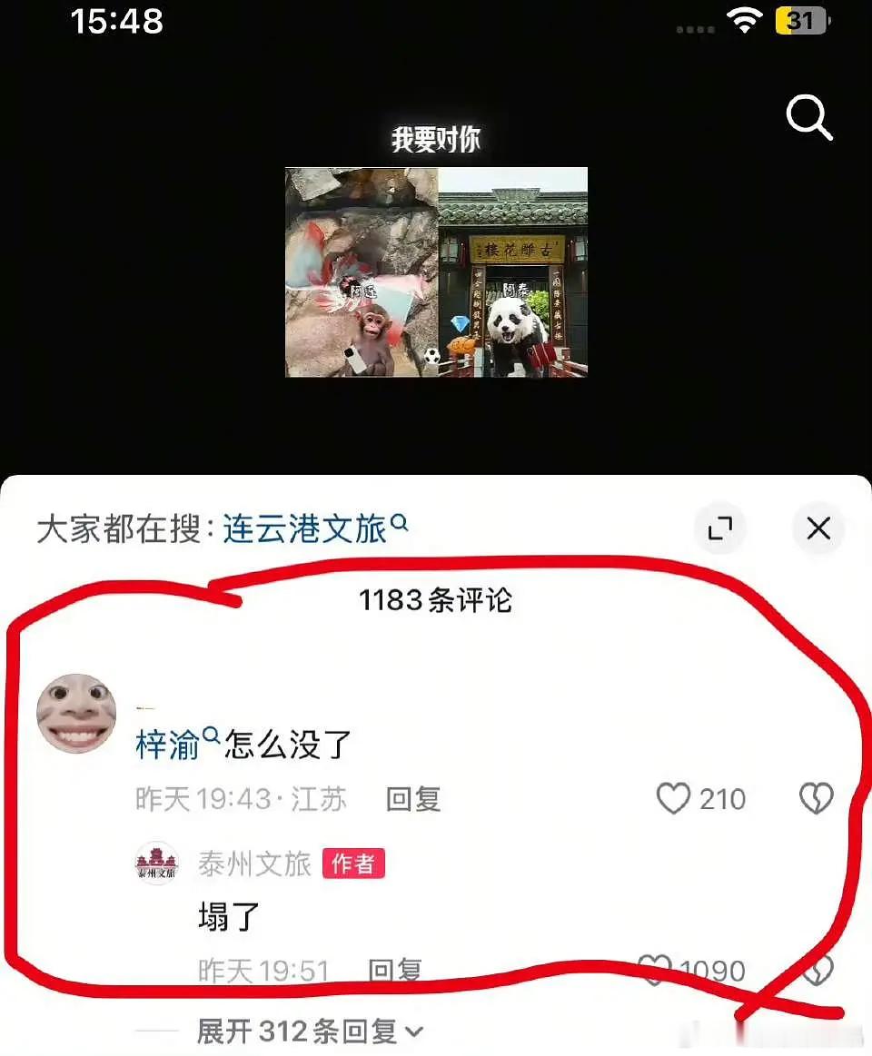 梓渝想做回普通人路人: 梓渝怎么没了❓ 文旅: 塌了。。。[偷乐] ​​​